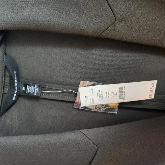 White House Black Market Green Gold Tailored Blazer - Picture 2 of 2